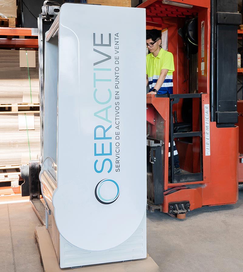 Gestión de alquiler de vitrinas de frío comercial