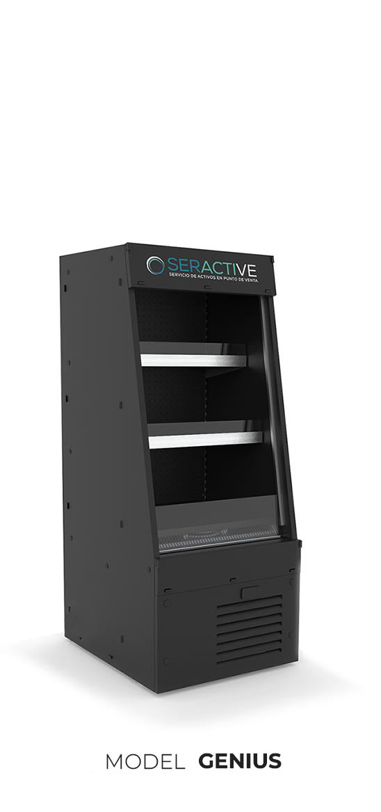 Nevera expositora model Genius